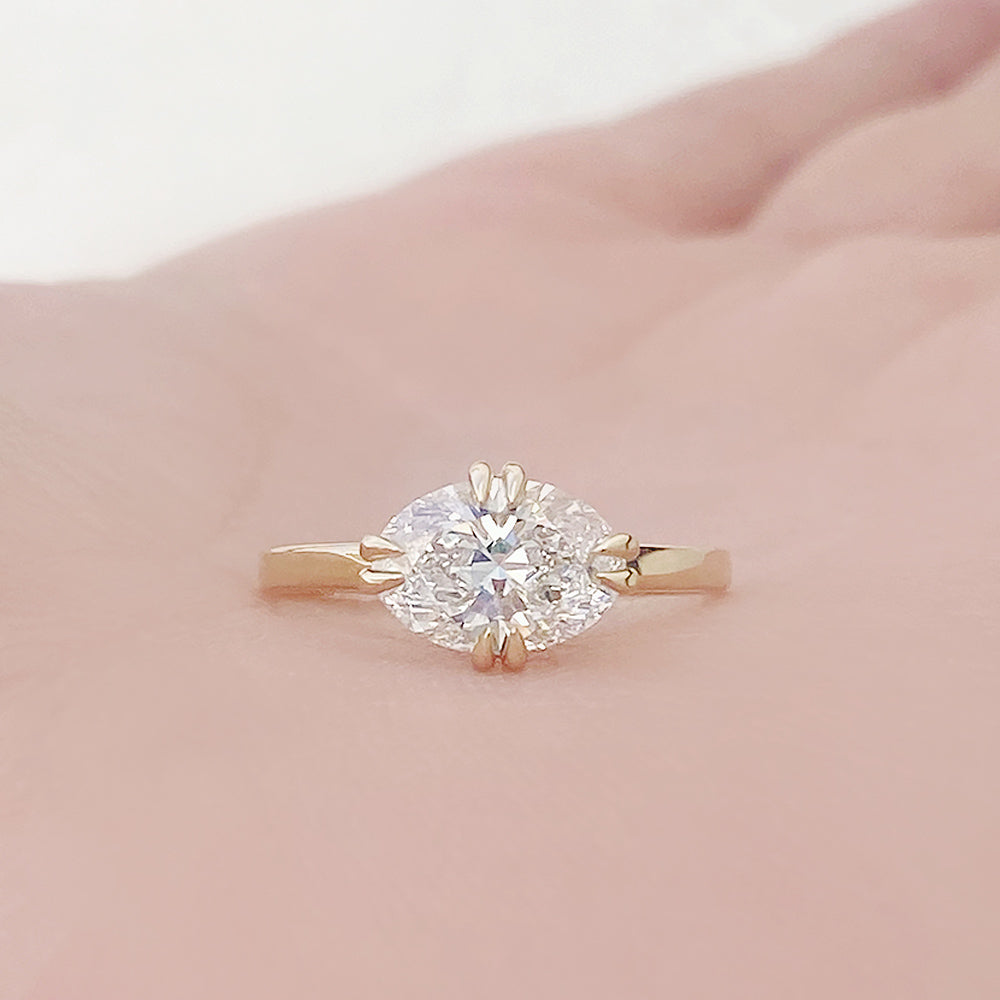 Paloma, Oval cut Lab Diamond Ring