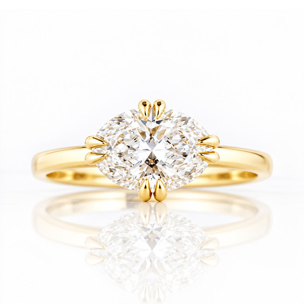 Paloma, Oval cut Lab Diamond Ring - Victoria's Jewellery