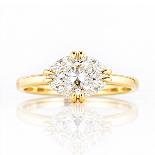 Paloma, Oval cut Lab Diamond Ring - Victoria's Jewellery