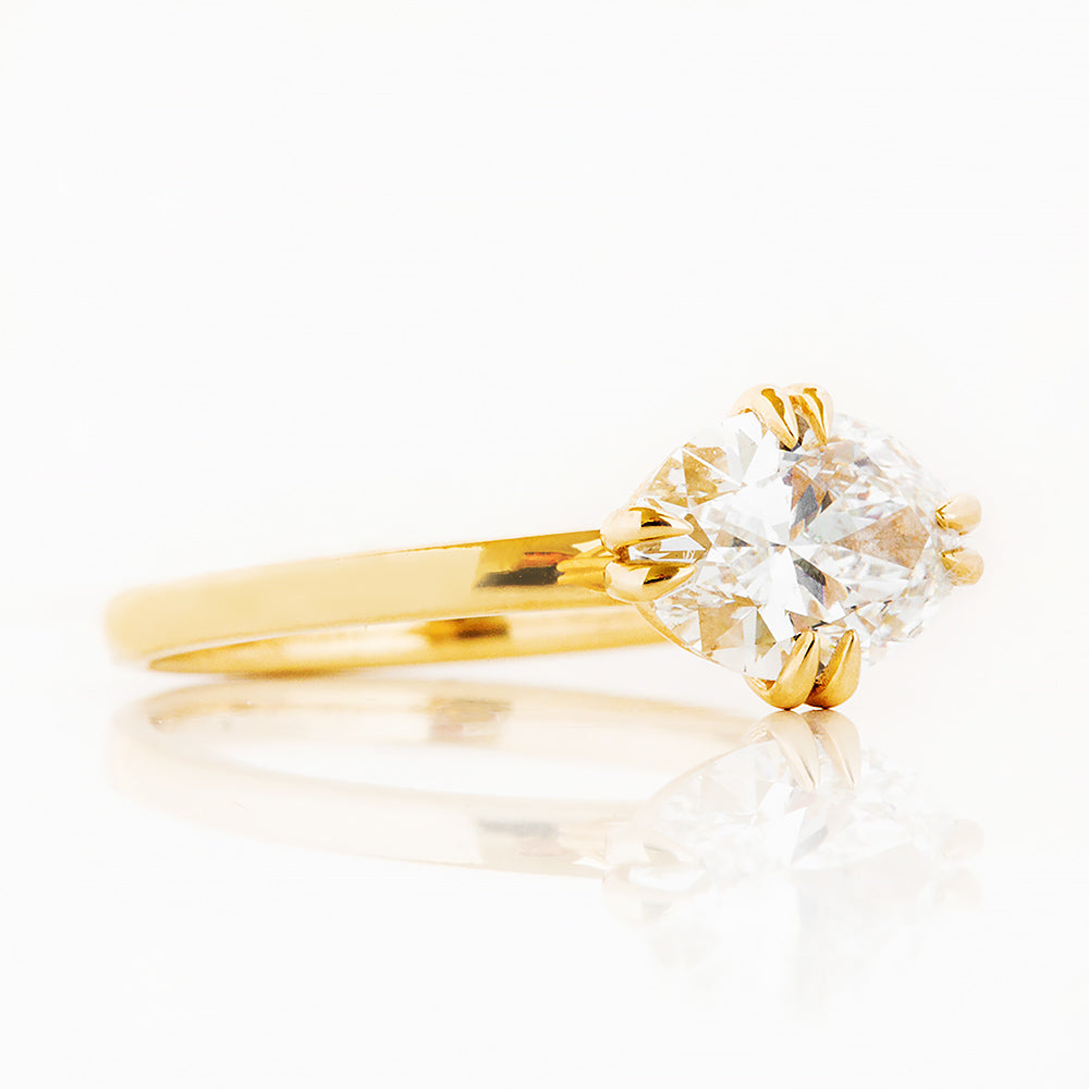 Paloma, Oval cut Lab Diamond Ring