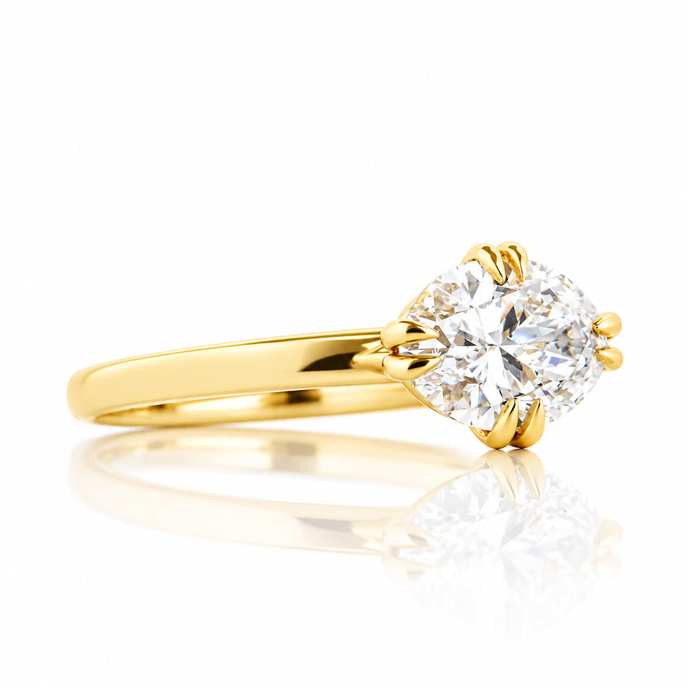 Paloma, Oval cut Lab Diamond Ring - Victoria's Jewellery