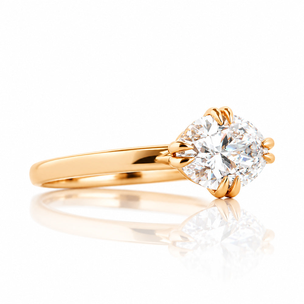 Paloma, Oval cut Lab Diamond Ring - Victoria's Jewellery