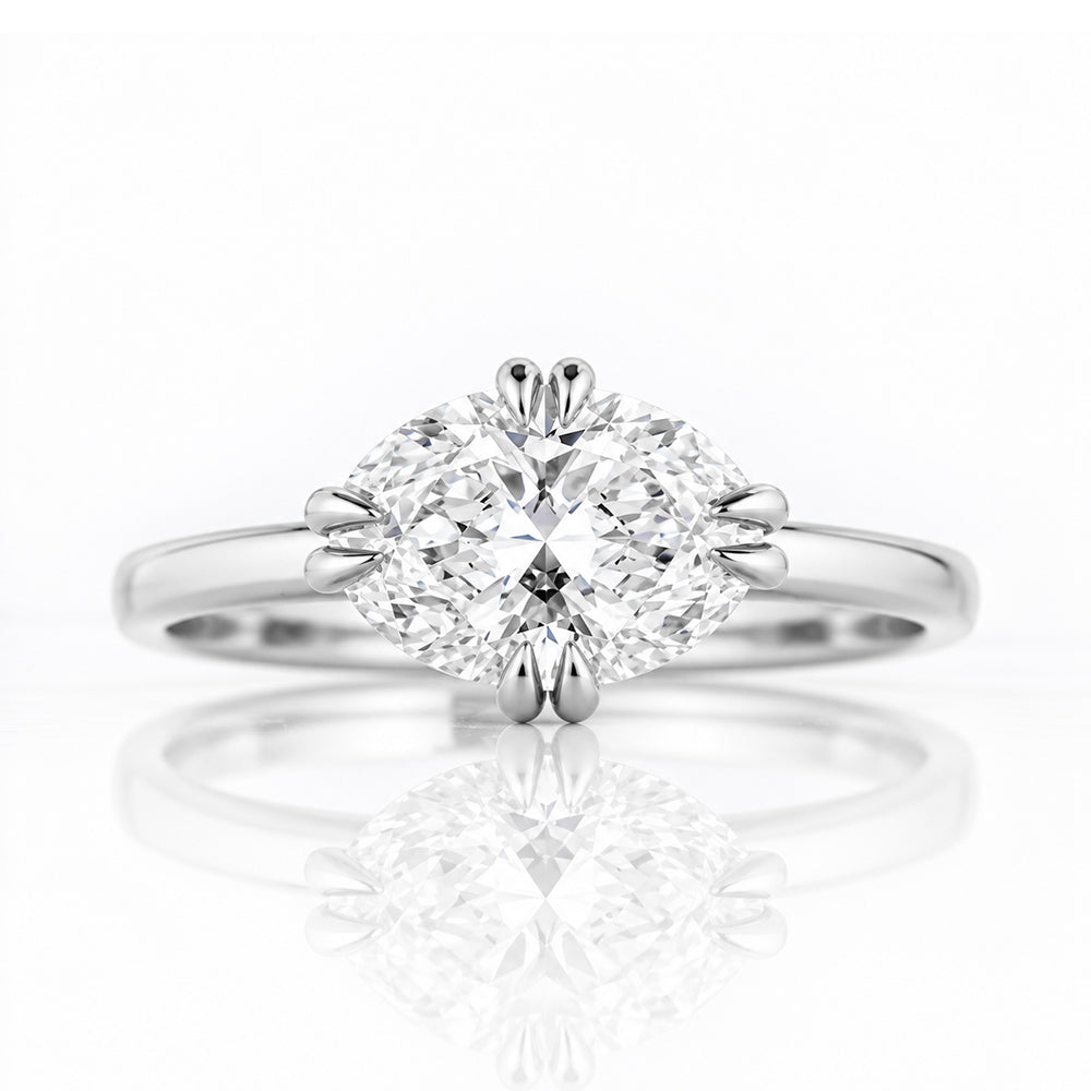 Paloma, Oval cut Lab Diamond Ring - Victoria's Jewellery