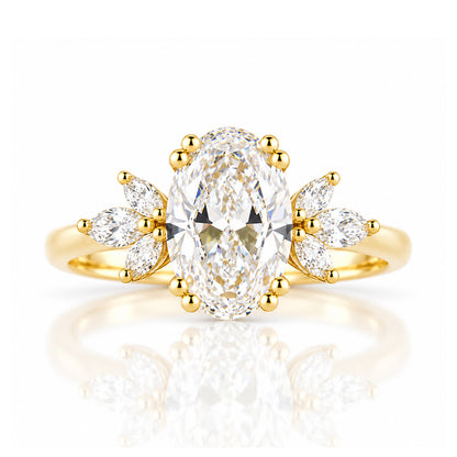 Olive, an Oval Lab Diamond Ring - 1.5ct - Victoria's Jewellery