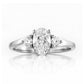 Georgie, a Lab Diamond Trilogy Ring - Victoria's Jewellery