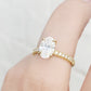 Emma, Oval cut Lab Diamond Ring - 2.5ct - Victoria's Jewellery
