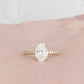 Emma, Oval cut Lab Diamond Ring - 2.5ct - Victoria's Jewellery