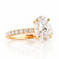 Emma, Oval cut Lab Diamond Ring - 2.5ct - Victoria's Jewellery