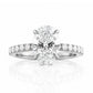 Emma, Oval cut Lab Diamond Ring - 2.5ct - Victoria's Jewellery