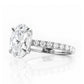 Emma, Oval cut Lab Diamond Ring - 2.5ct - Victoria's Jewellery