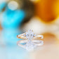Georgie, a Lab Diamond Trilogy Ring - 1ct