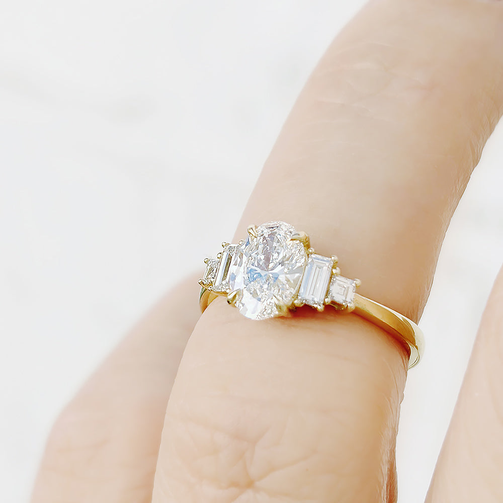 Chloe, a Lab Diamond Ring