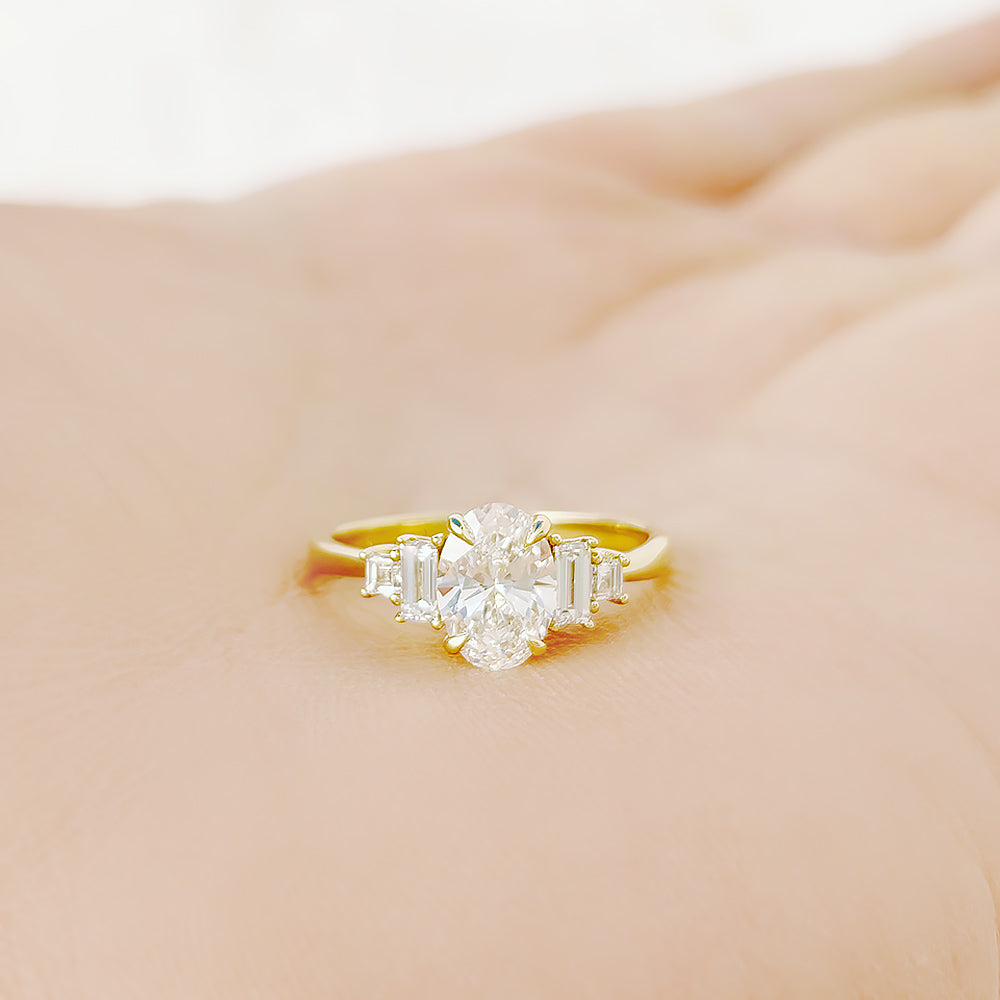 Chloe, a Lab Diamond Ring