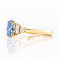 Chloe, Blue Lab Diamond Ring