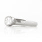 Oval cut Diamond Solitaire Signet Style Ring in White Gold - Victoria's Jewellery