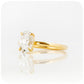 Oval cut Lab Grown Diamond Solitaire Engagement Ring - Victoria's Jewellery