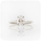 Oval cut Lab Grown Diamond Solitaire Engagement Ring - Victoria's Jewellery