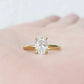 Oval cut Diamond Solitaire Engagement Ring in Yellow Gold - Victoria's Jewellery