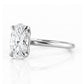 Zoey, Oval cut Lab Diamond Solitaire Ring - 2ct - Victoria's Jewellery