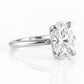 Zoey, Oval cut Lab Diamond Solitaire Ring - 2ct - Victoria's Jewellery