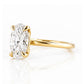 Zoey, Oval cut Lab Diamond Solitaire Ring - 2ct - Victoria's Jewellery
