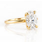 Zoey, Oval cut Lab Diamond Solitaire Ring - 2ct - Victoria's Jewellery
