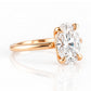 Zoey, Oval cut Lab Diamond Solitaire Ring - 2ct - Victoria's Jewellery