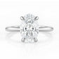 Zoey, Oval cut Lab Diamond Solitaire Ring - 2ct - Victoria's Jewellery