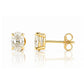 Luna, Lab Grown Diamond Stud Earring - 7x5mm