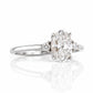 Kelsey, an Oval cut Lab Diamond Ring - 1ct