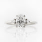 Kelsey, an Oval cut Lab Diamond Ring - 1ct