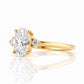 Kelsey, an Oval cut Lab Diamond Ring - 1ct