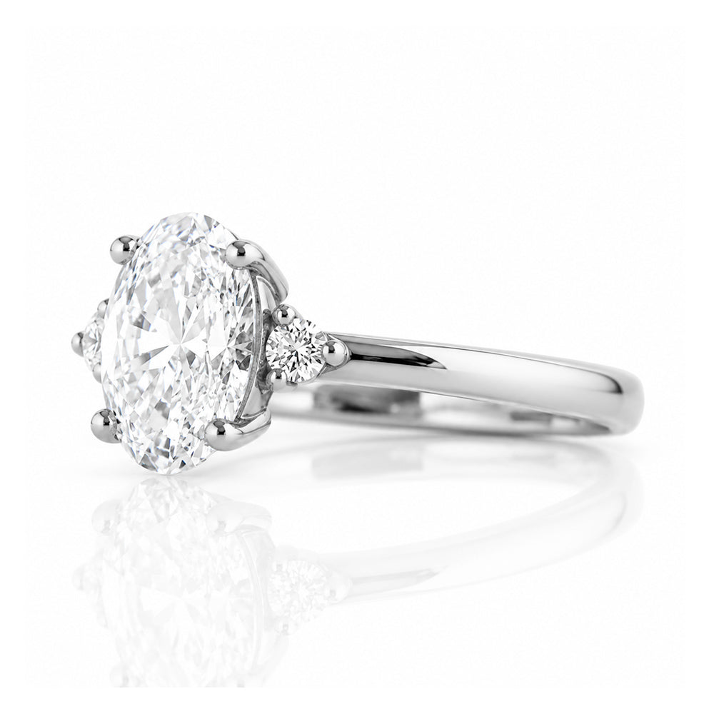 Kelsey, an Oval cut Lab Diamond Ring - 1.5ct - Victoria's Jewellery