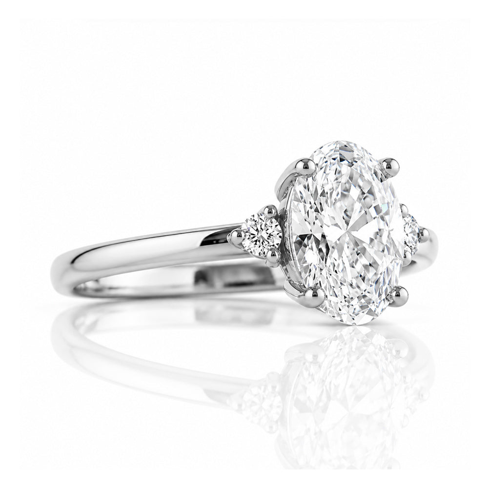 Kelsey, an Oval cut Lab Diamond Ring - 1.5ct - Victoria's Jewellery