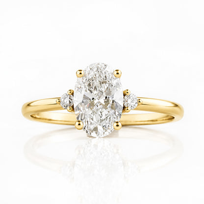 Kelsey, an Oval cut Lab Diamond Ring - 1.5ct - Victoria's Jewellery