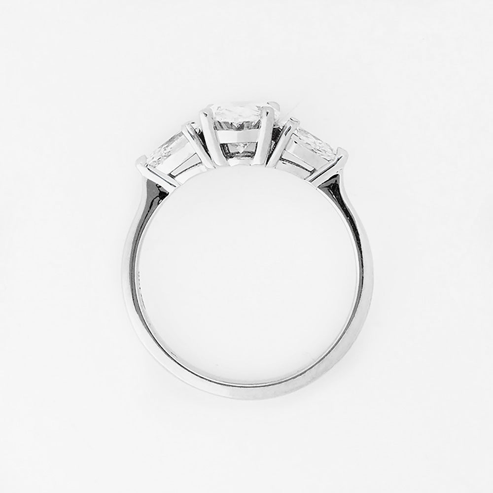 Nadi, Lab Diamond Trilogy Engagement Ring