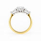 Nadi, Lab Diamond Trilogy Engagement Ring - Victoria's Jewellery