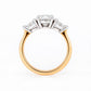 Nadi, Lab Diamond Trilogy Engagement Ring - Victoria's Jewellery