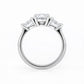 Nadi, Lab Diamond Trilogy Engagement Ring - Victoria's Jewellery