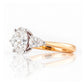 Nadi, Lab Diamond Trilogy Engagement Ring - Victoria's Jewellery