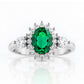 Devlyn, an Emerald and Diamond Ring - Victoria's Jewellery