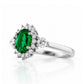 Devlyn, an Emerald and Diamond Ring - Victoria's Jewellery