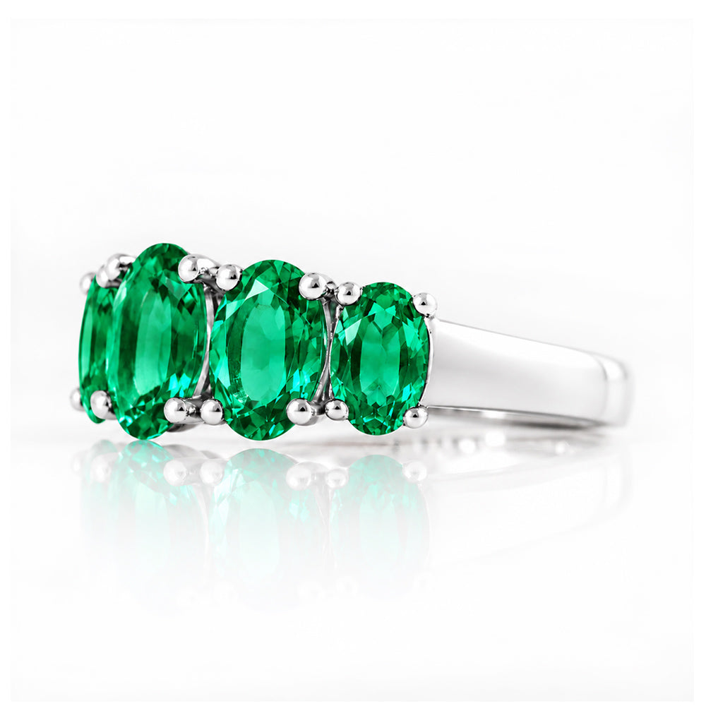 The Lab Grown Emerald Queen Ring