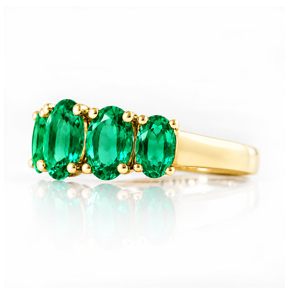 The Lab Grown Emerald Queen Ring