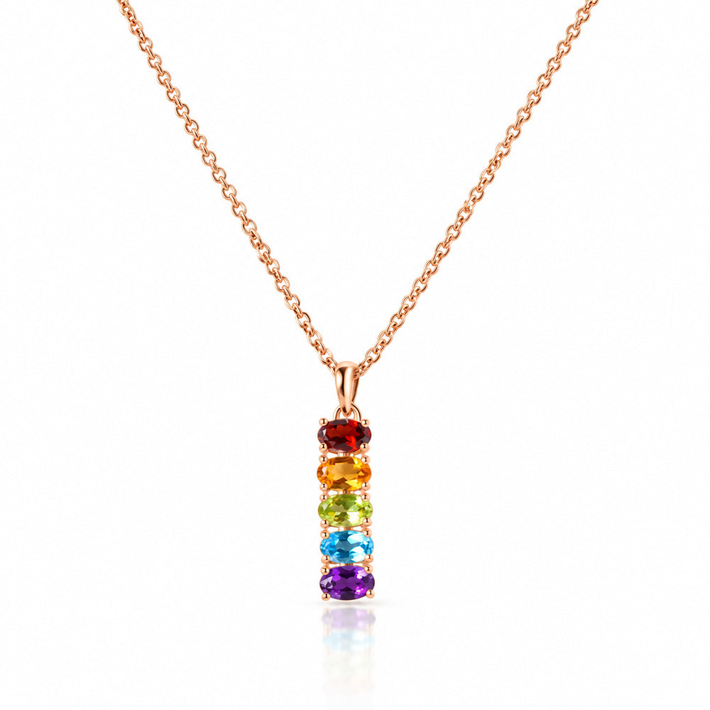 Willow, Rainbow Necklace