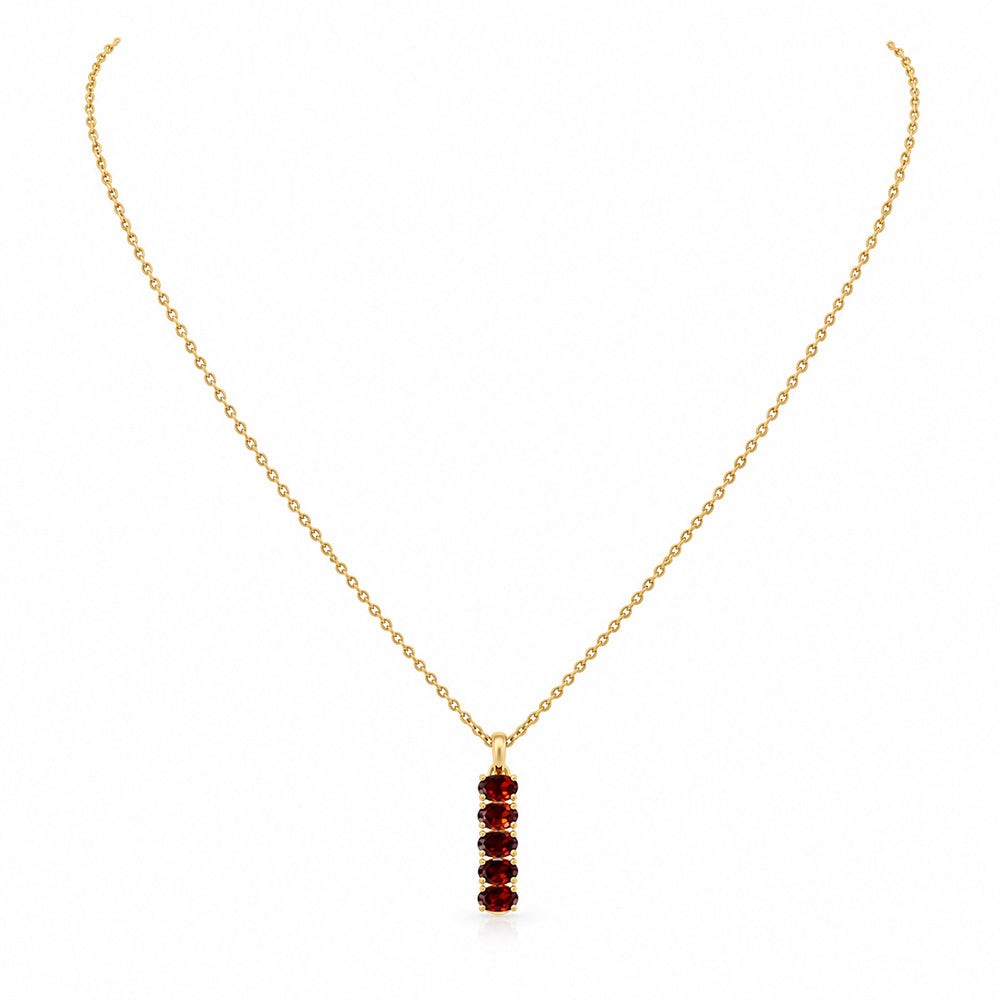 Willow, Garnet Necklace - Victoria's Jewellery