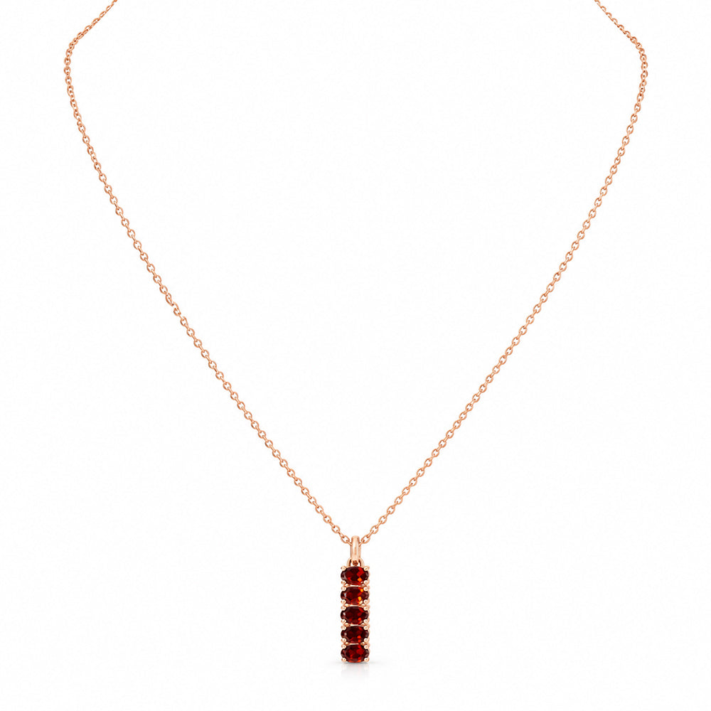 Willow, Garnet Necklace - Victoria's Jewellery
