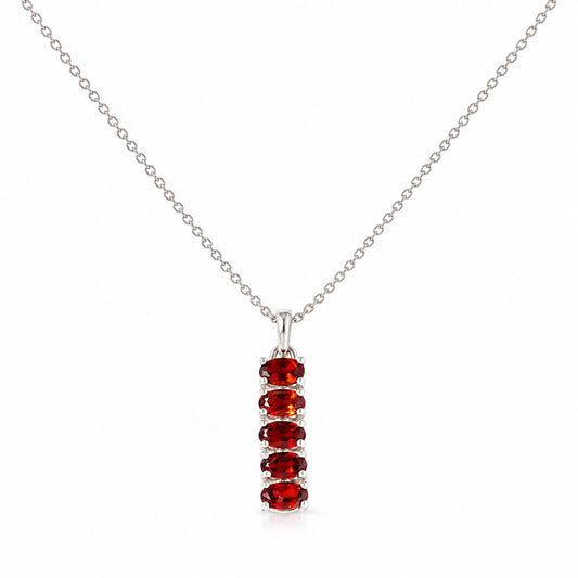 Willow, Garnet Necklace
