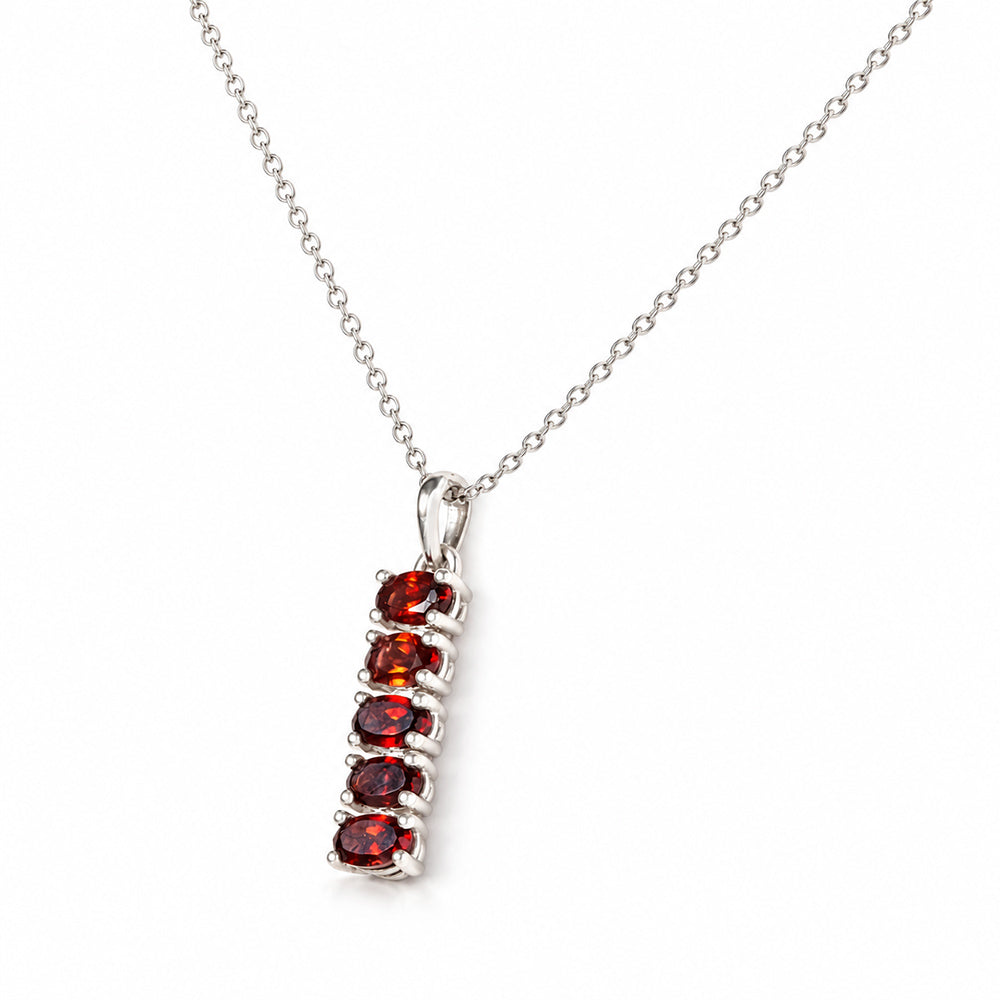 Willow, Garnet Necklace - Victoria's Jewellery