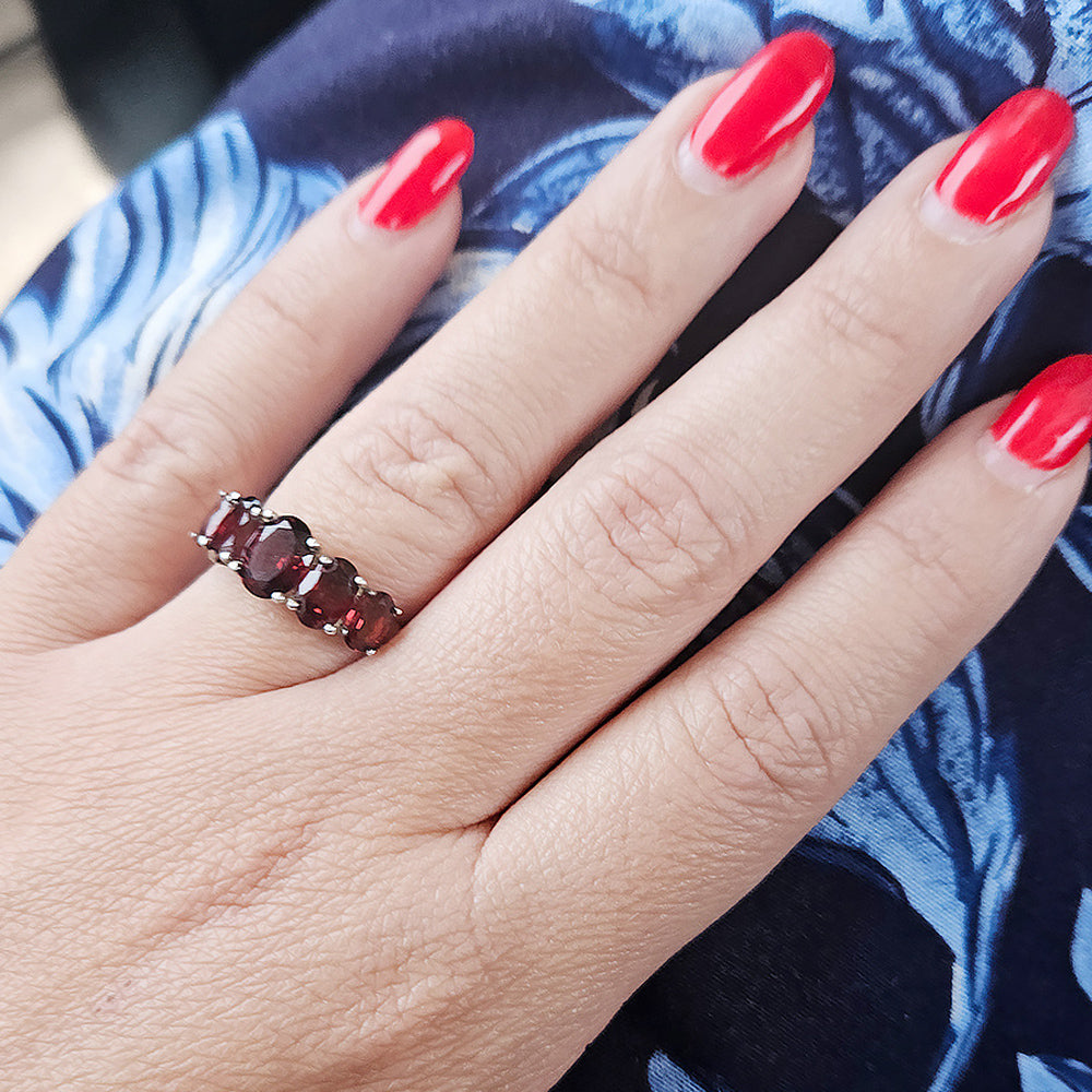 The Garnet Queen Ring